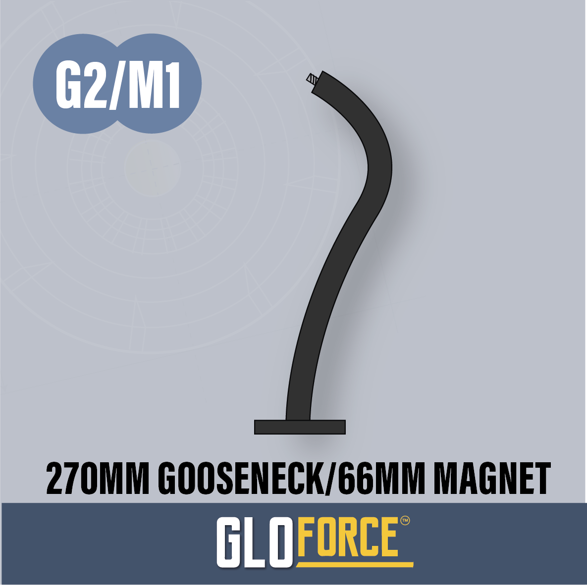 EYE-LIGHT PLUS (Fixed magnetic gooseneck + Lighter metal stand)