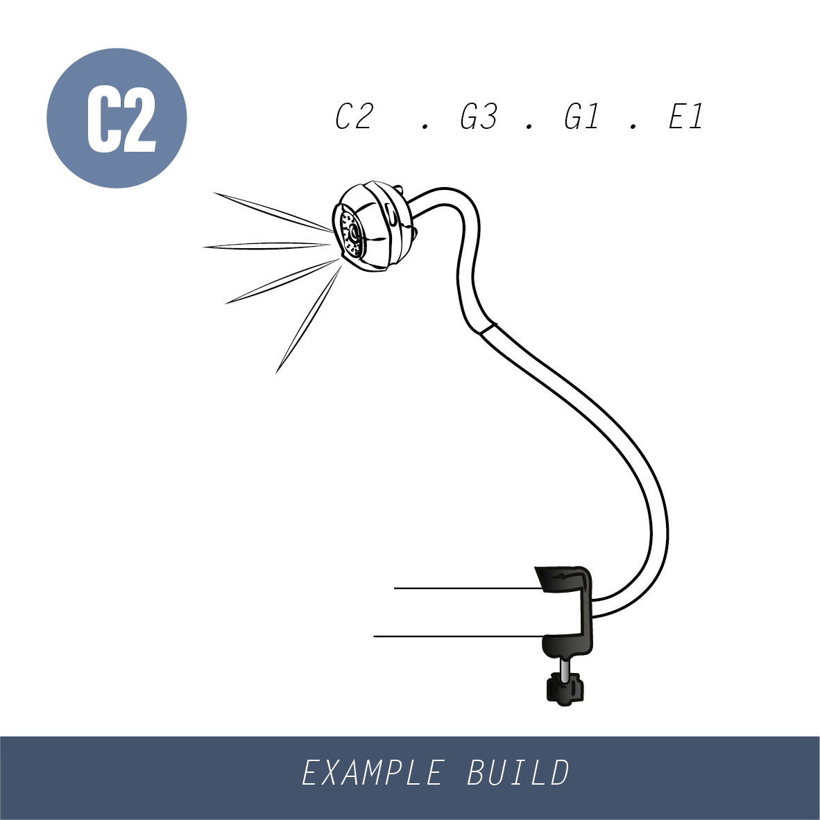 C2-TABLE G CLAMP
