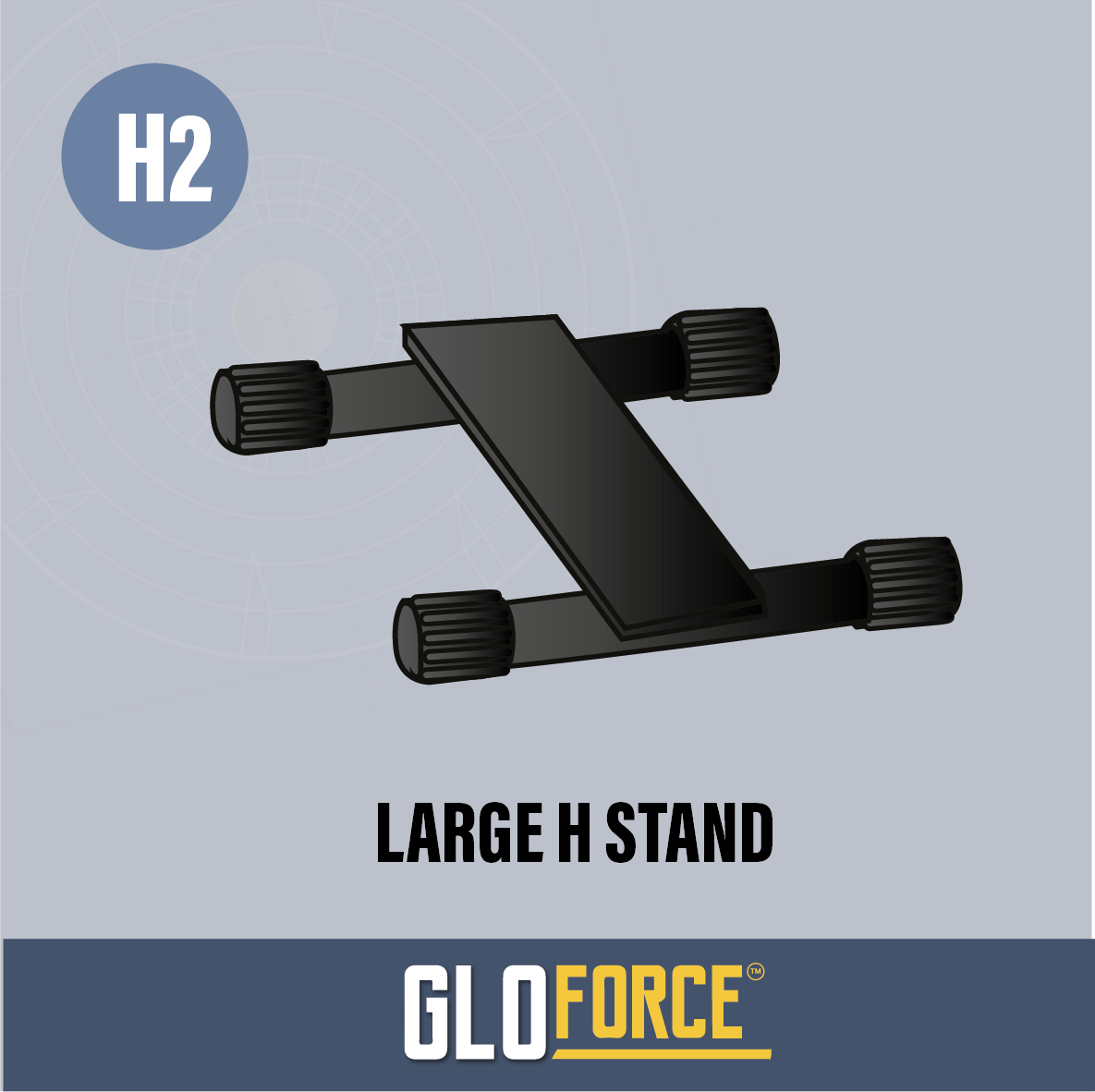 H2-LARGE H STAND (NEW Heavier Version)