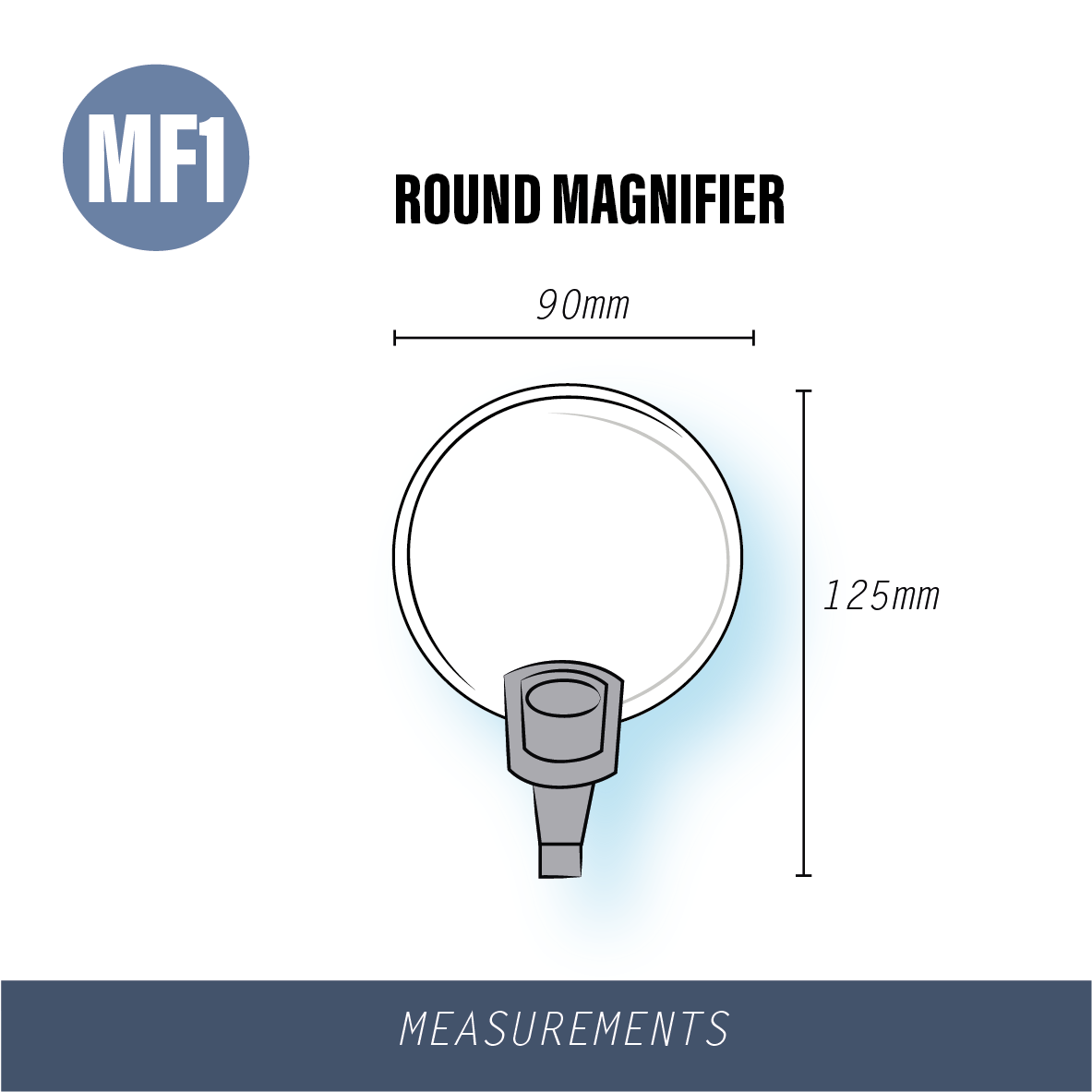 MF1-ROUND MAGNIFY LENS