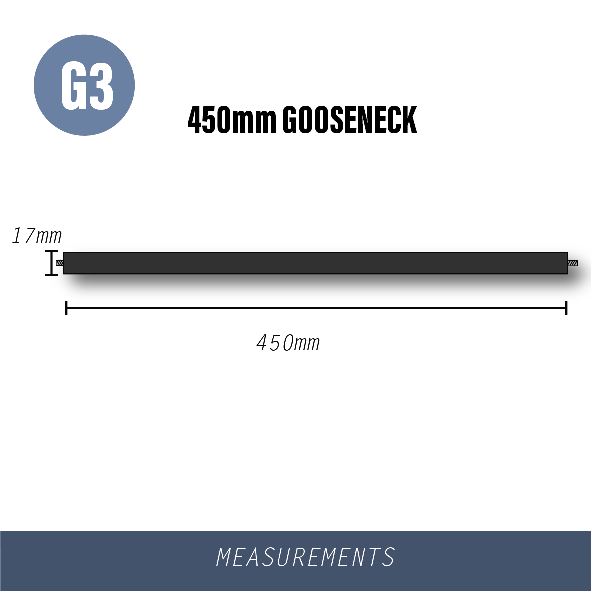 G3-GOOSENECK 450mm