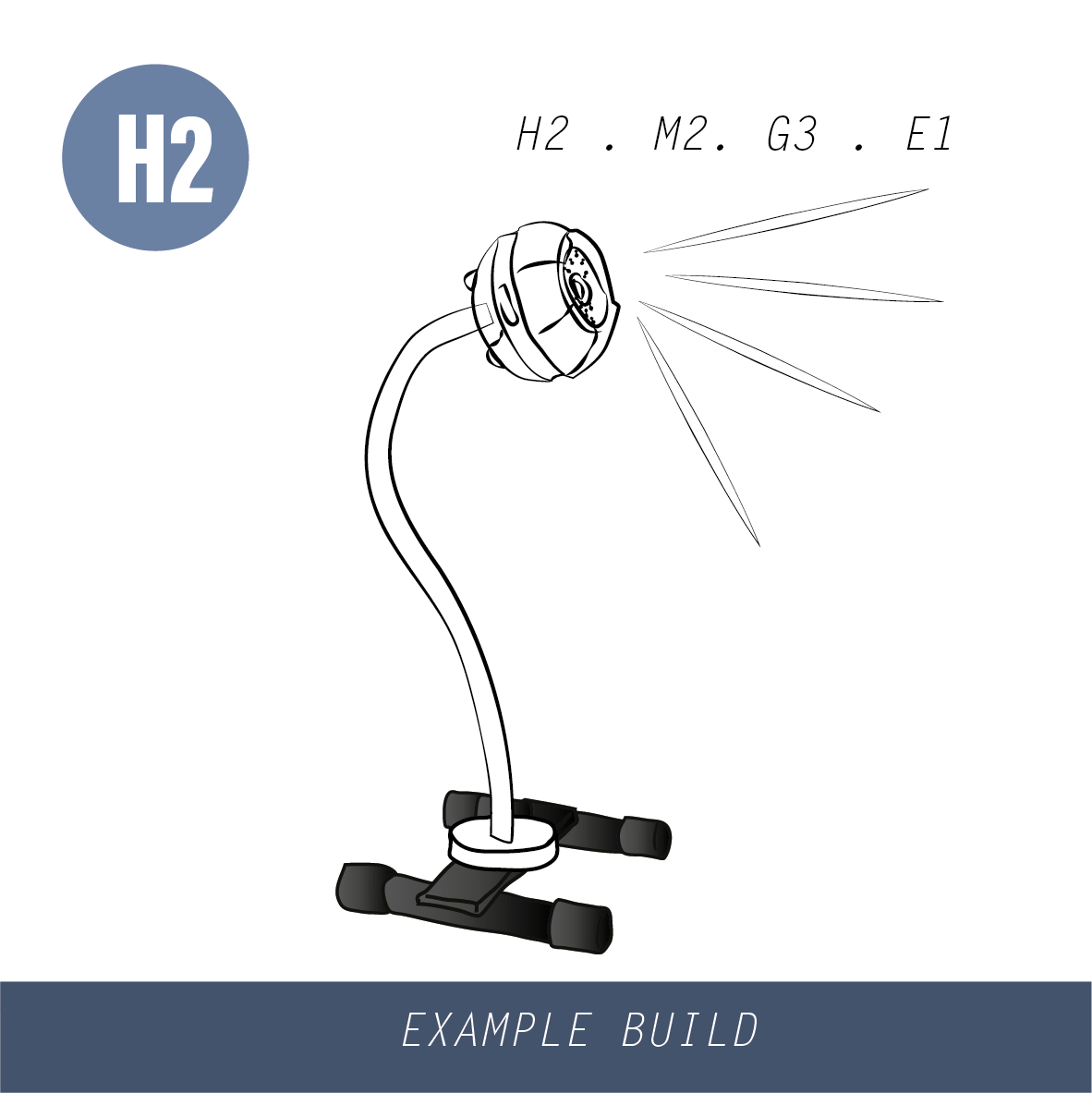 H2-LARGE H STAND (NEW Heavier Version)