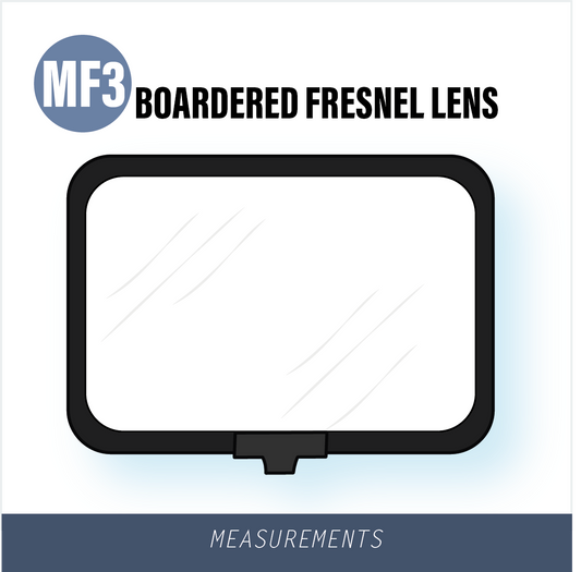 MF3-BORDERED FRESNEL MAGNIFY LENS